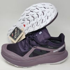 Salomon Ultra Flow Gore-Tex Women's Size 9.5 Sneakers Running Shoes Purple New